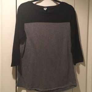 Great 3/4 Sleeve Colorblock Tee